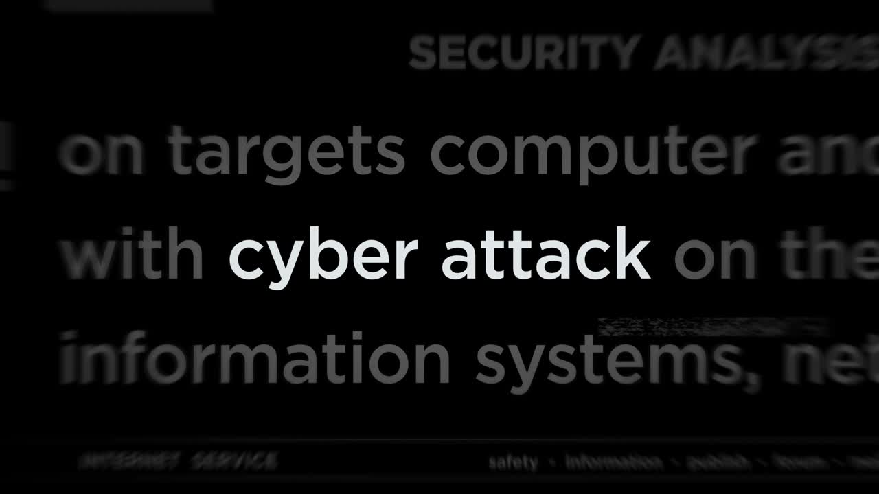 titulares de los medios con un ciclo sin problemas de ataque cibernético
