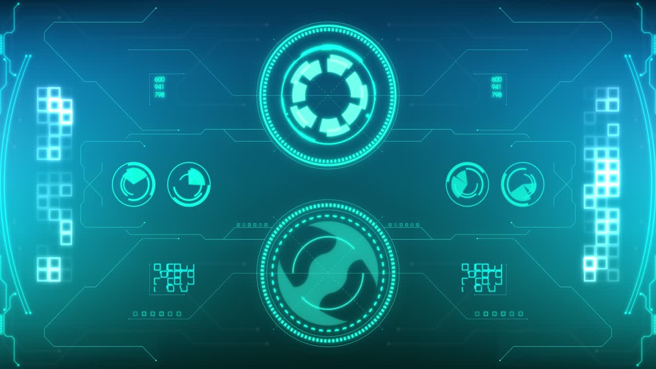 Sci fi is a custom futuristic viewfinder interface. A high-tech spacecraft.