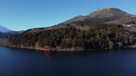 vista aérea del horizonte de hakone