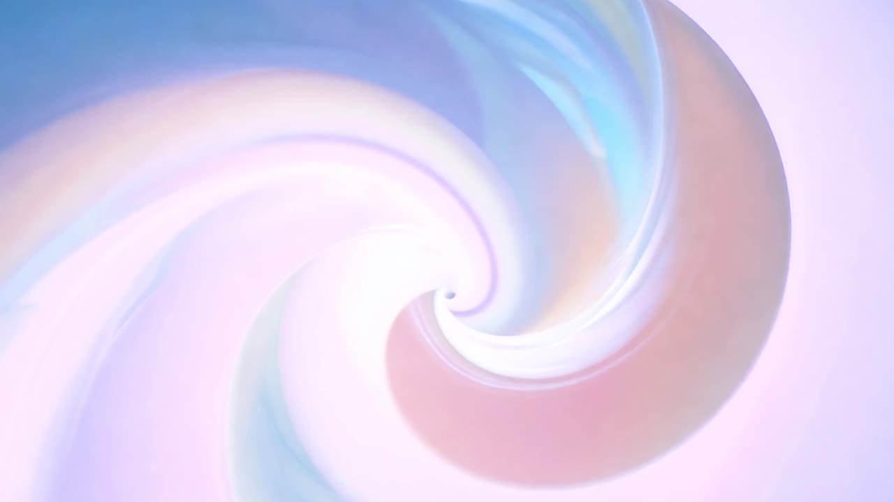 추상적인 파스텔 회전은 혼합되고 변형되어 부드럽고 흐르는 움직임과 생생한 색으로 매혹적인 시각적 경험을 만니다.