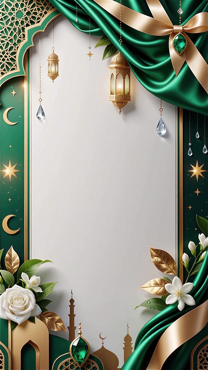 Compleanno del Profeta Maometto Mawlid al-Nabi Sfondo Islamico