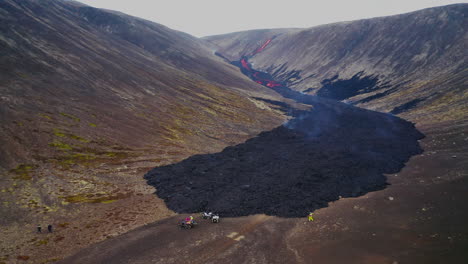 Freshly-Formed-Lava-Crust-in-Natthagi-Iceland