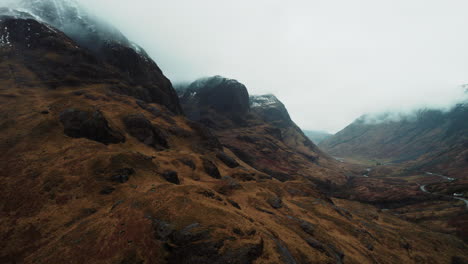 aerial view of glencoe, scottish highlands 3