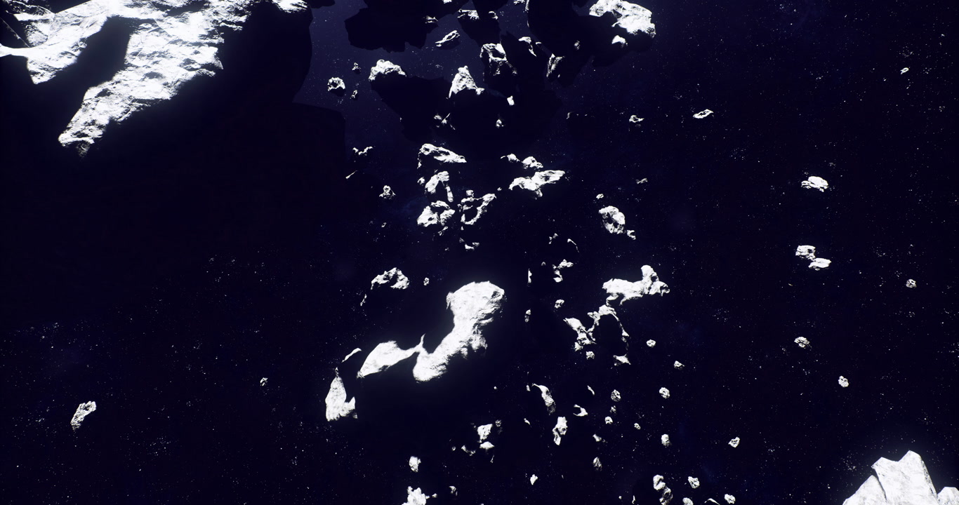 Deep perspective highlights peril in narrow asteroid corridor