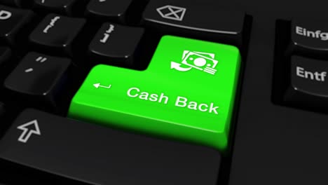 cash back key on computer keyboard