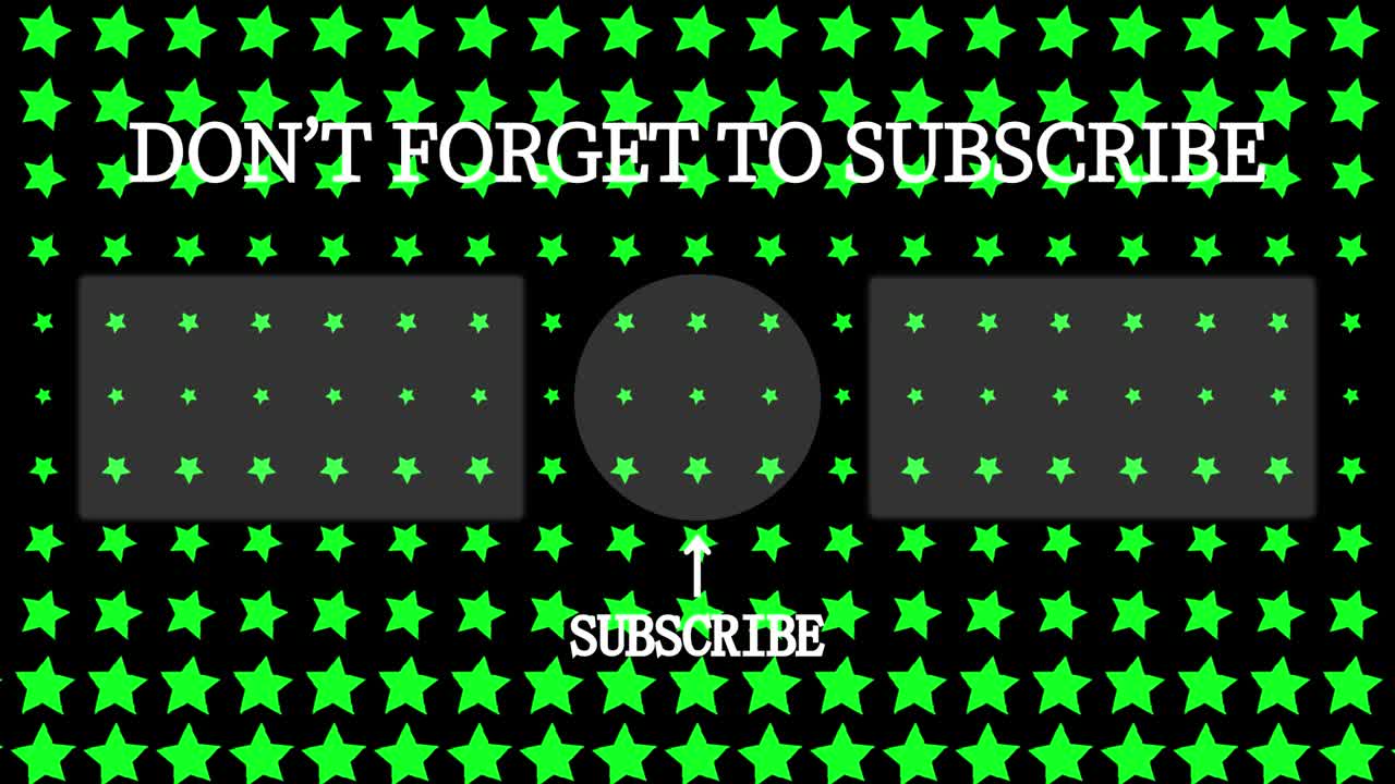 스타 웨이브 엔드 카드 엔딩 스크린 모션 그래픽