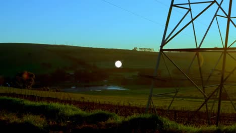 animation of globe with icons over pylon