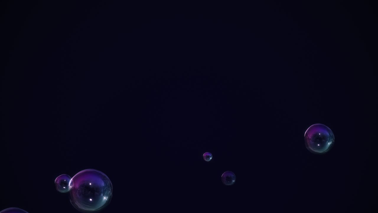 Cool Modern Abstract Bubble Reveal with Loop and Alpha Channel