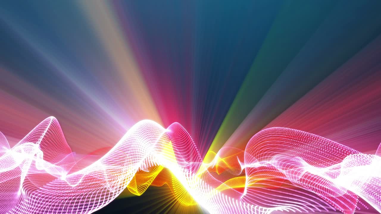 color de fondo abstracto brillo de onda 4k