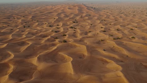 desert sand dunes aerial view