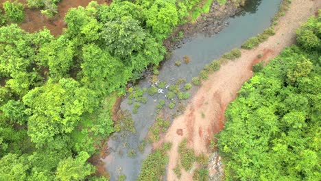 Vista-De-Pájaro-Del-Canal-360d-En-Konkan