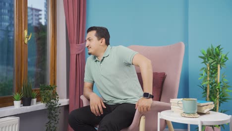 외롭고 슬픈 사람.