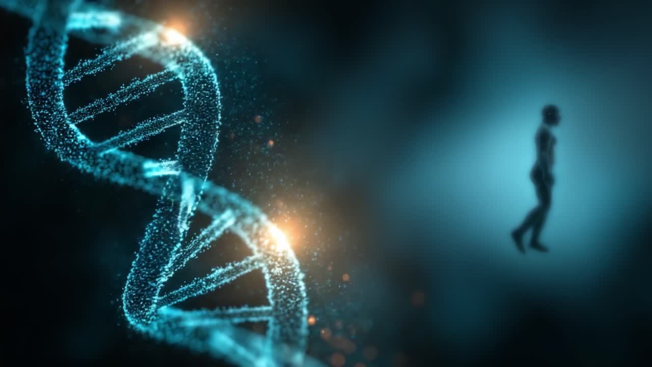 Esplorare l'Intricata Relazione tra DNA ed Esistenza Umana: Un Viaggio Visivo Attraverso la Genetica, l'Evoluzione e l'Essenza della Vita