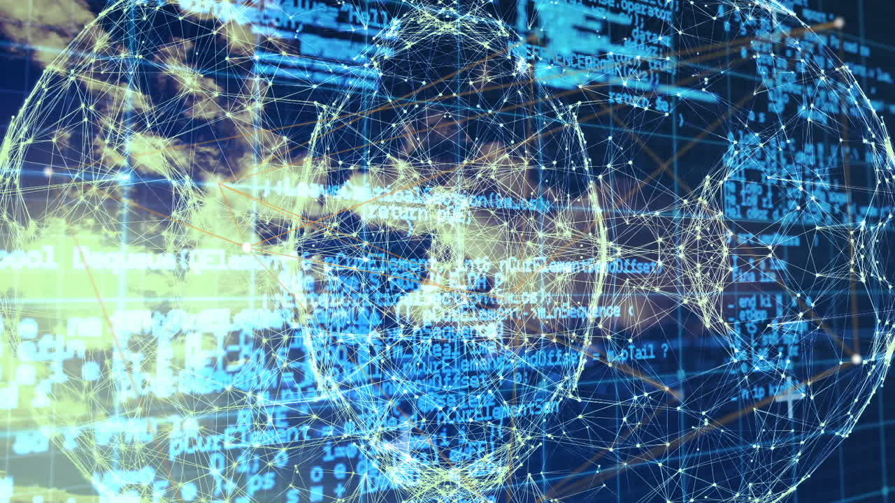 Digitally generated video of interface screen