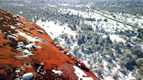 view from a clif off of bell rock in sedona, arizona