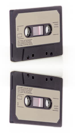 cassette tape in vertical