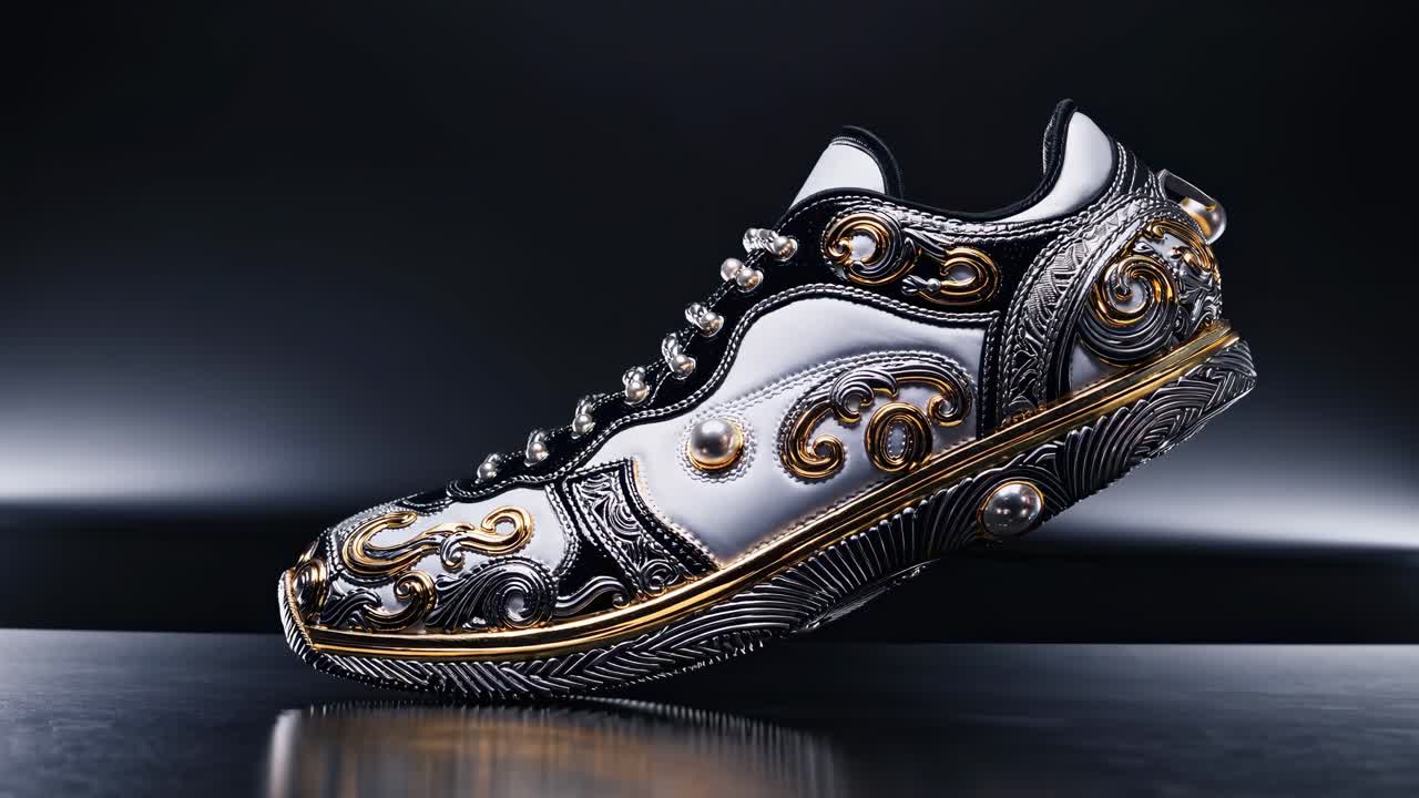 Luksuriøse designersneakers med utsøkte detaljer