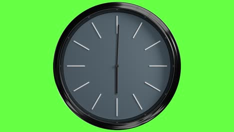 tiempo lapso 12 horas relojes de pared (3 diferentes) oro moderno vintage 60fps pantalla verde 4k