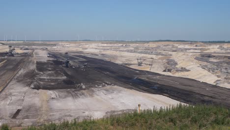 hambach opencast lignite mine in the rhenish lignite mining area near düren in germany