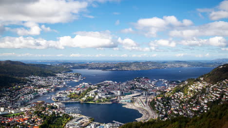 bergen, norway city skyline cityscape