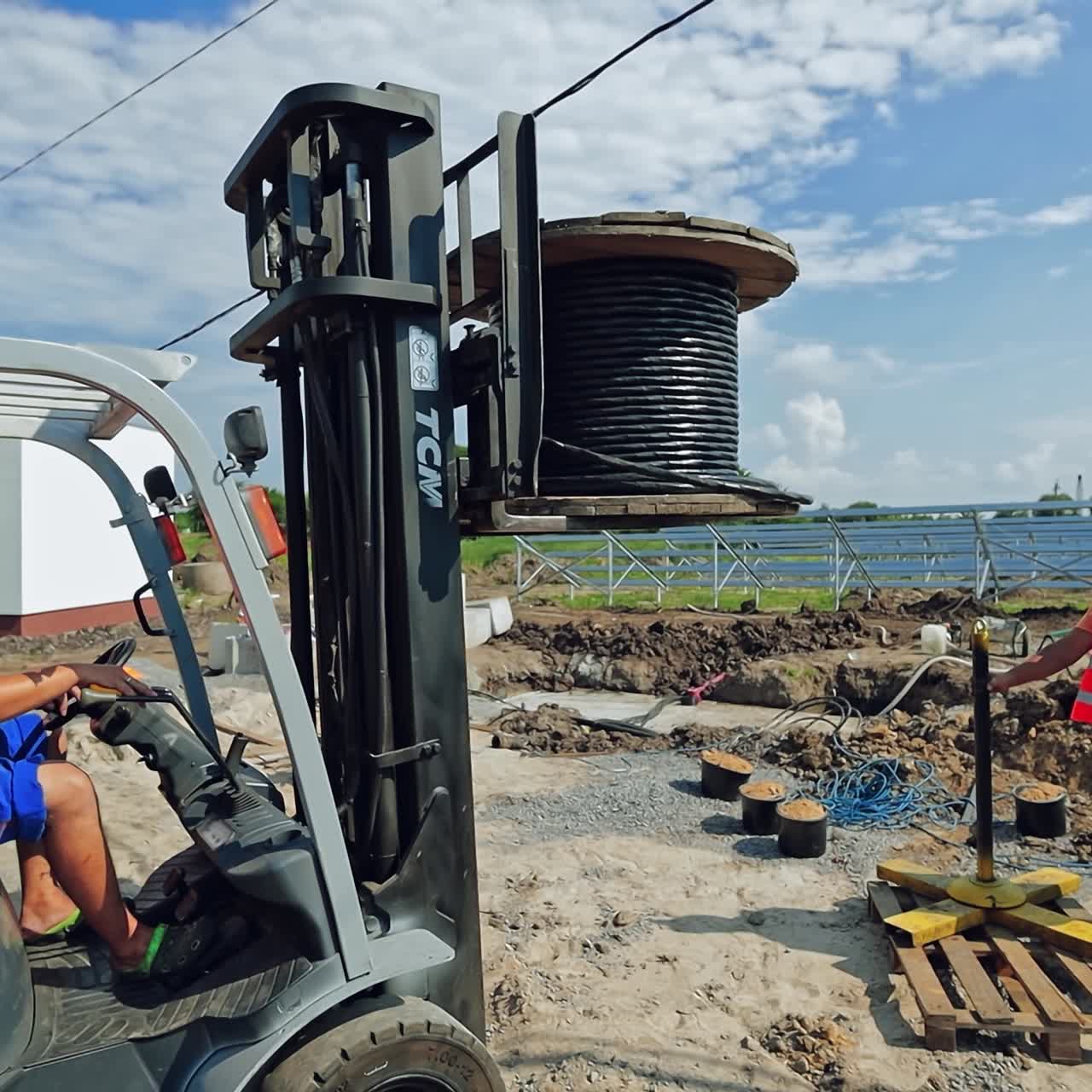 View of construction site