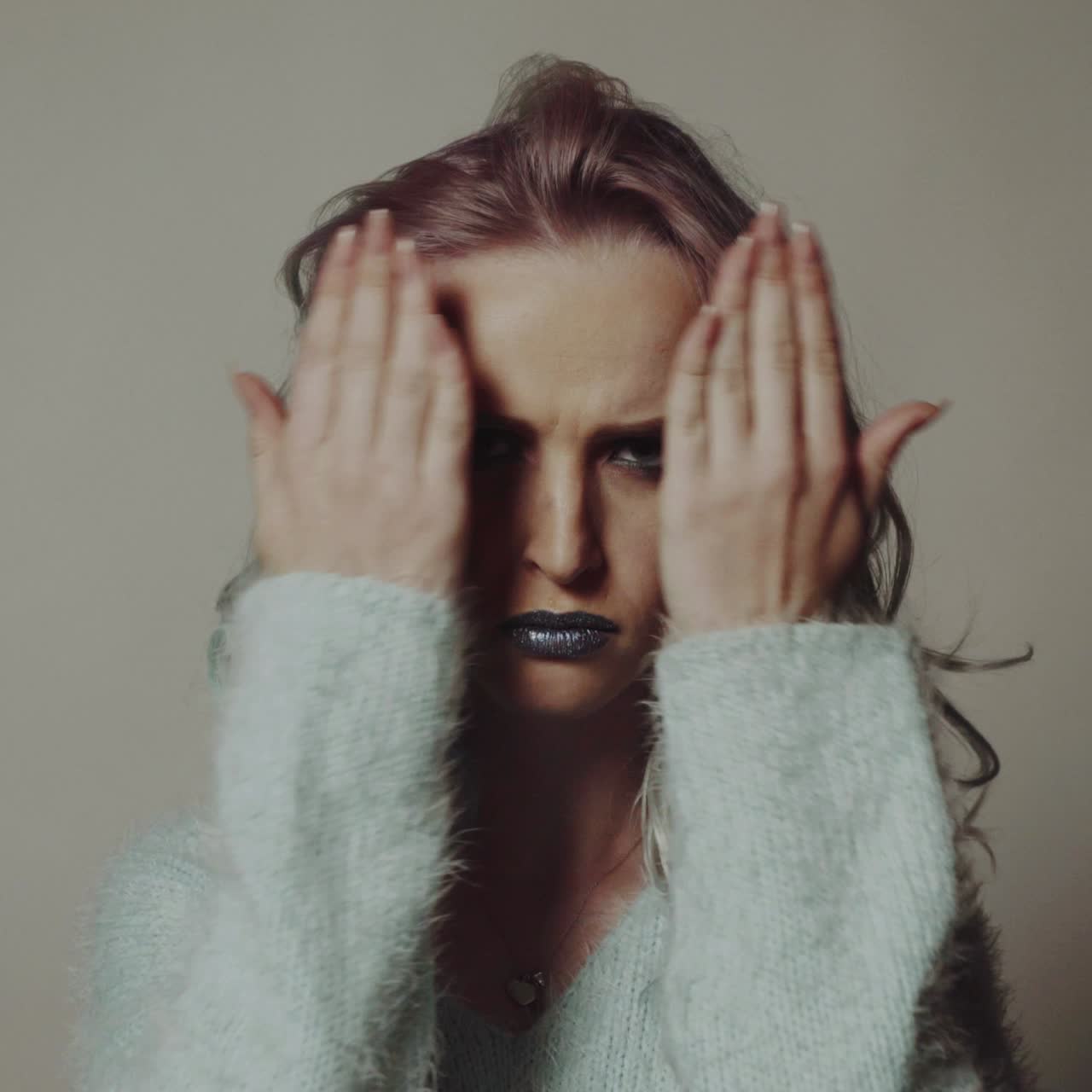 Beauty Portrait. Hairstyle