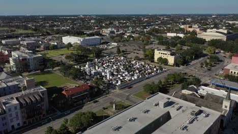 Friedhof-In-Der-Nähe-Der-Innenstadt-Von-New-Orleans,-Louisiana