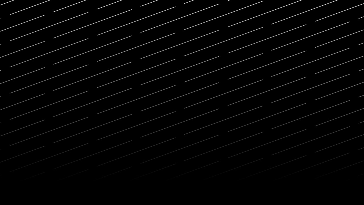 Animated Diagonal White Lines Pattern on Black Background