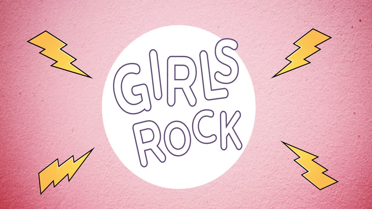 소녀들의 애니메이션 록 텍스트, 번개를 통해