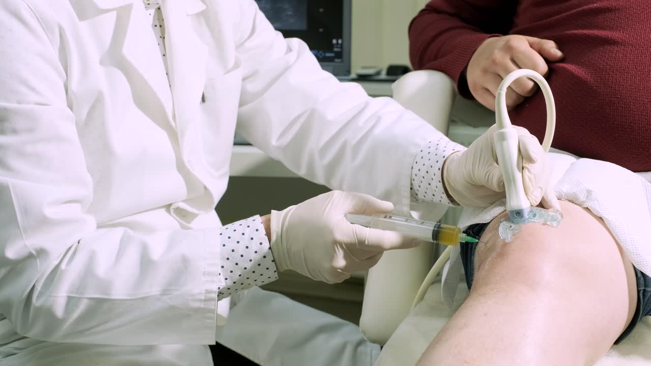 혈소판이 풍부한 플라즈마를 무에 주입합니다.