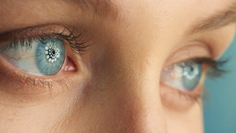 Closeup-of-blue-eyes-getting-an-eye-exam