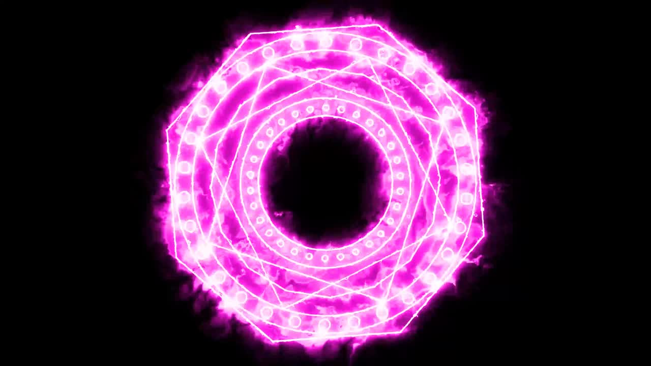 nozomi y millones de hojas de sakura rosas girando y cayendo en el suelo moviéndose lentamente y luna llena