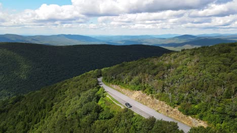 road leading up to mount greylock in massachusetts
