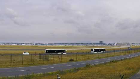 Zeitraffer-Am-Flughafen-Frankfurt-Am-Main
