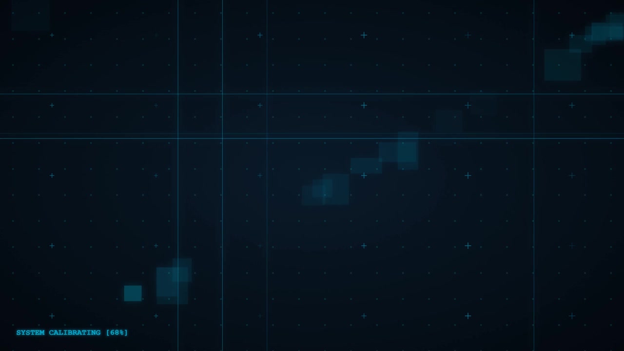 Digital System Calibration Interface with Loading Progress Bar
