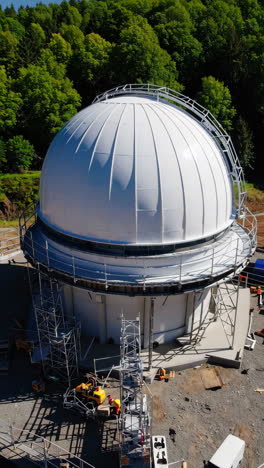 construction of an observatory dome
