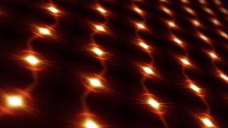 abstract gold star light grid loop. 4k 3d beautiful light pattern, modern cyber hi-tech for intro, title, vj dj loop, transition. abstract holographic grid mosaic glow grid matrix motion graphic.