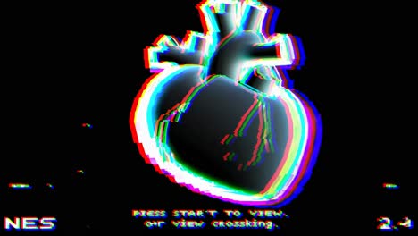 Retro Heart Graphic