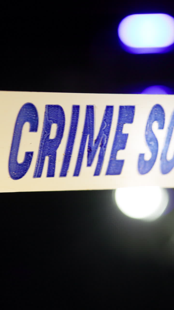 no hay cinta de policía de entrada.