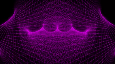 patrón de forma de punto de color rosa animación gráficos de movimiento