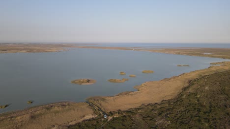 coast delta aerial view