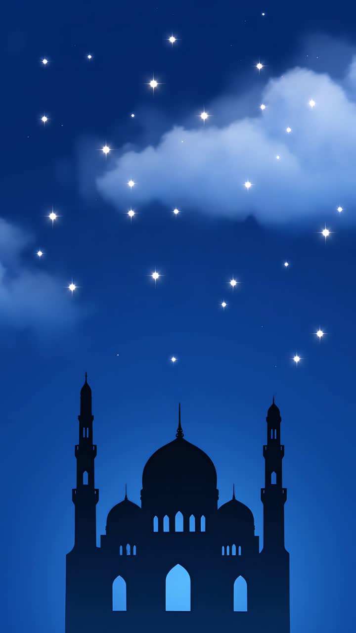 Eid al-Adha Moschea Sfondo islamico 4K