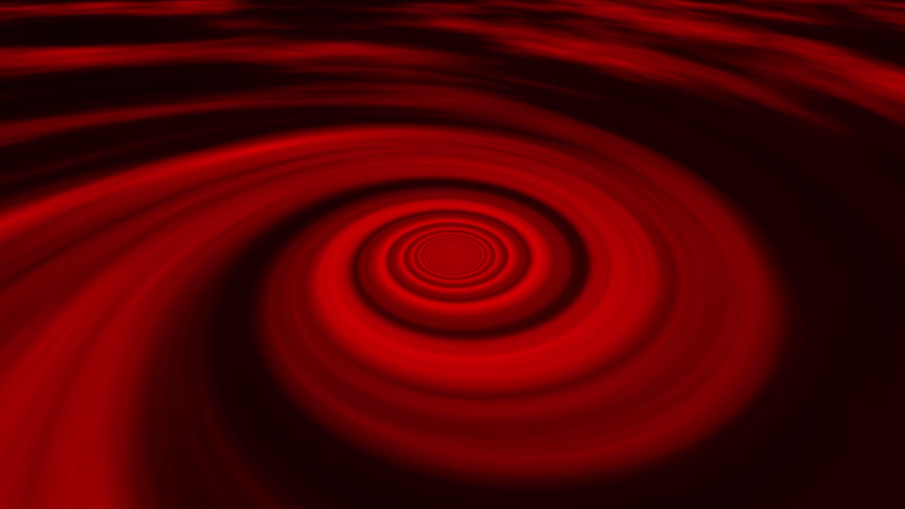 빨간색 구름 모양의 소용돌이 시레이션