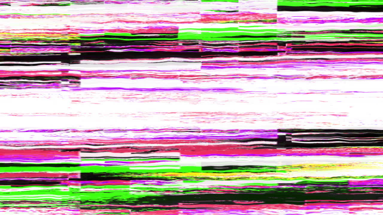 Abstract Digital Glitch and Static Noise Background