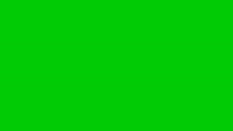 number 185 reveal animation with smoke effect on green screen black cartoon style motion graphic element