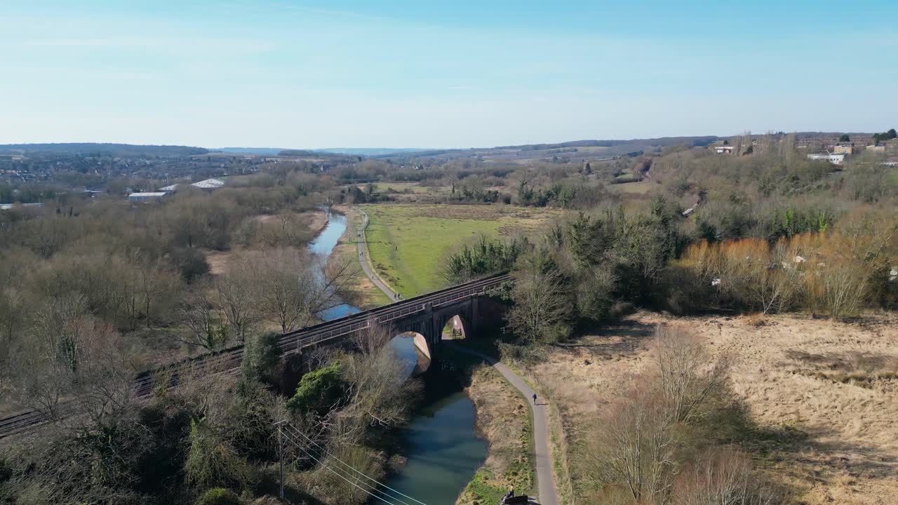 Viaduct over the River Stour in Canterbury