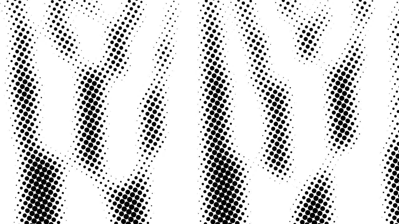 medio tono de muchos puntos, fondo abstracto generado por computadora, fondo de renderización 3d con efecto de ilusión óptica