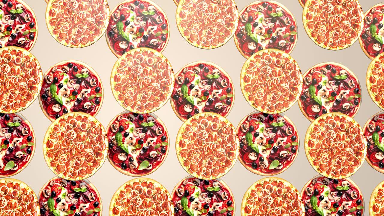 끝없는 피자 운동, 광고 배경.