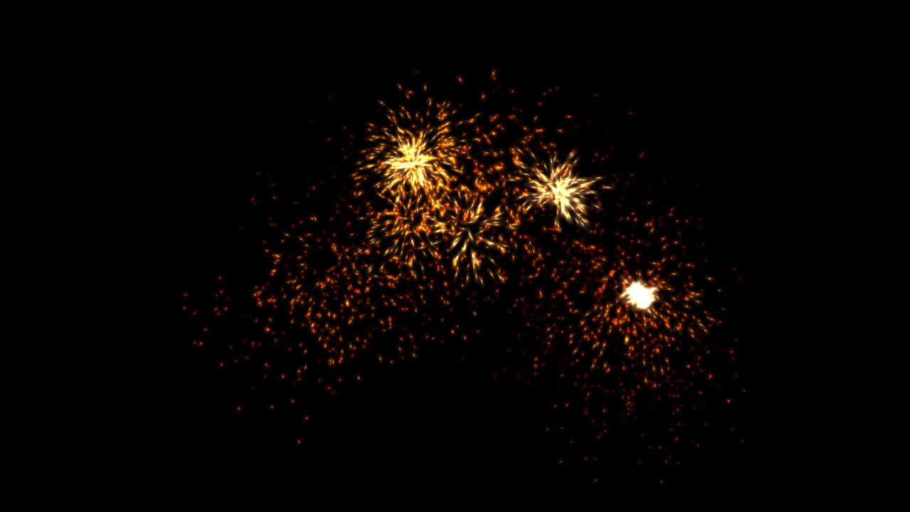 불꽃놀이 금 반이는 무작위 중국 스타일 파티 축하 3d 렌더링 알파 경로를 포함합니다.