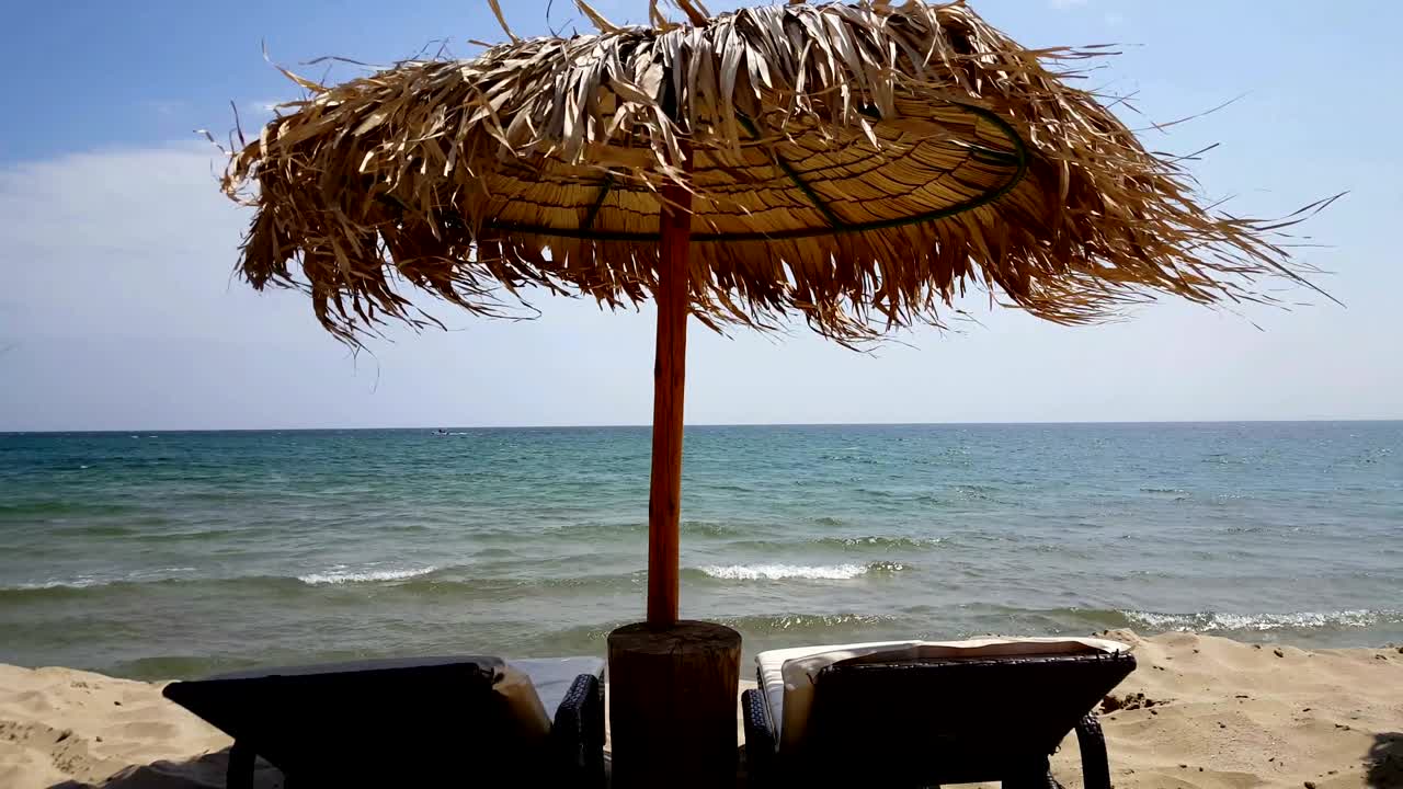 Beach on the sea resort